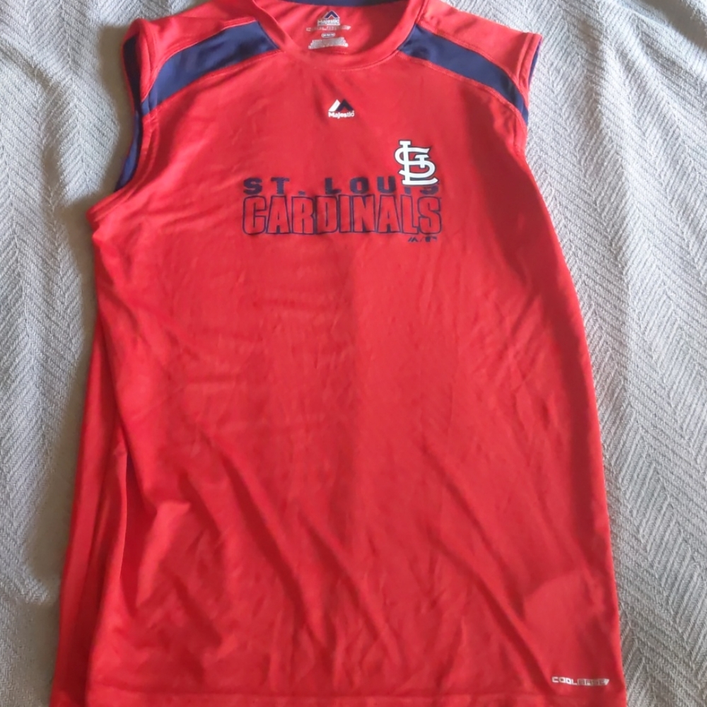 Majestic Cardinals Men's Tank